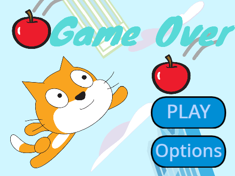 flying cat in space