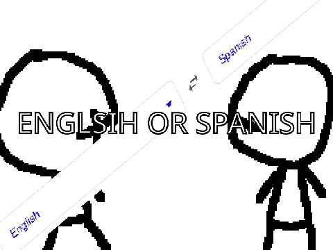 English or Spanish