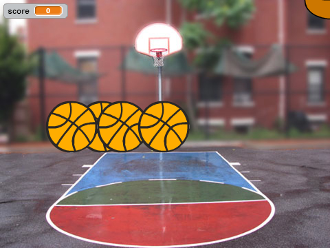 Catch the Basketballs!