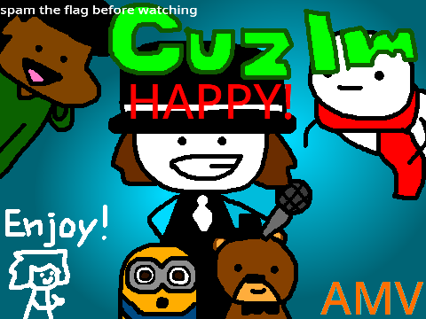 Cuz I'm happy:) (music) AMV #animations #art #all #stories #music #trending
