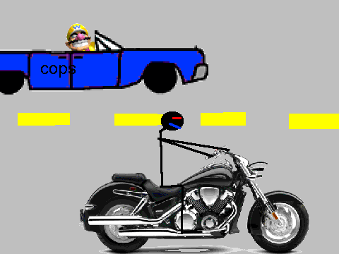 ad your self trying to get a way from the cops