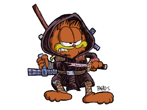 Garfield as The Last Ronin
