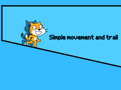 Simple movement and trail