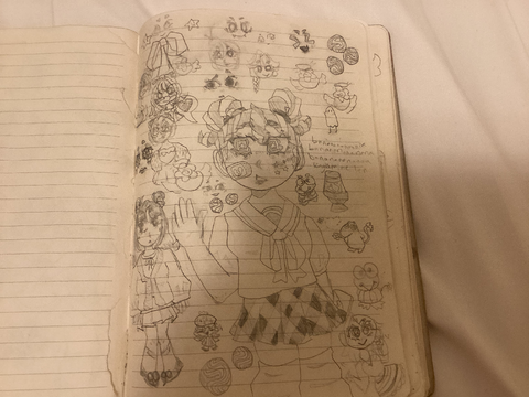 Camp sketchbook dump 