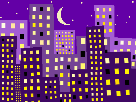 City Night- A drawing?