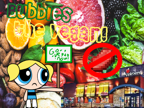 Bubbles the vegan