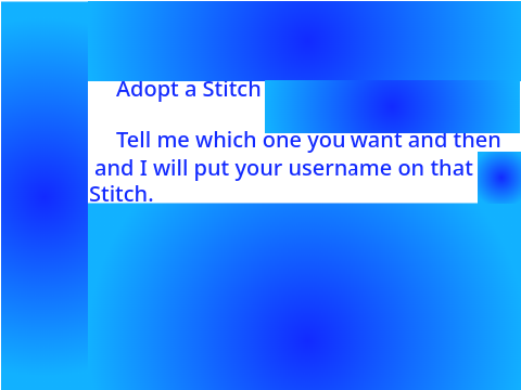 Adopt a Stitch remix