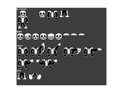 First Sans Battle Sprite :3