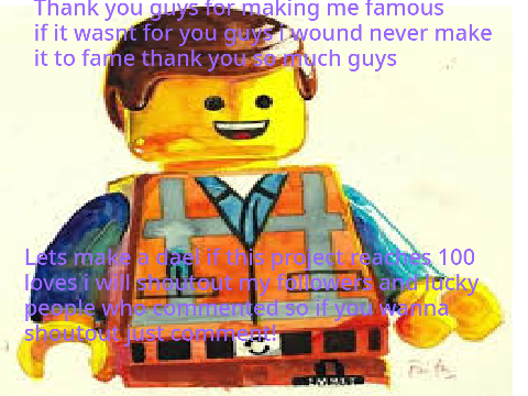 a thank you from me 2