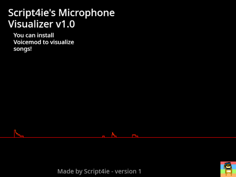 Script4ie's Microphone Visualizer for turbowarp