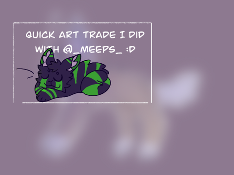 Art trade with @_MEEPS_ >:D 