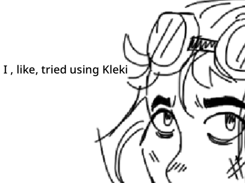 So I tried Kleki 