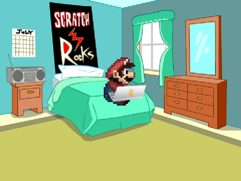 Mario fixes the Wi-Fi