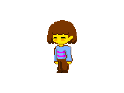 frisk pixelart