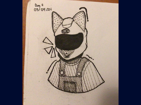 Day 2- Sports helmet