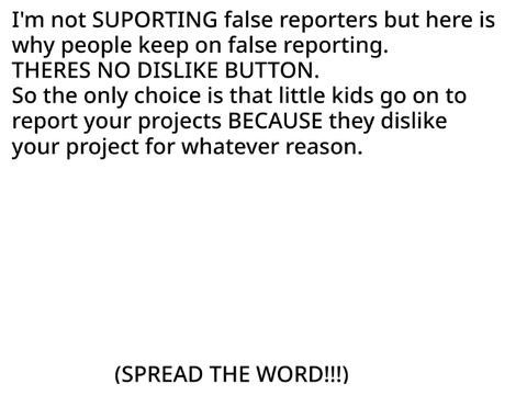 This is why people keep on "false" reporting remix