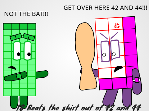 18 beats the shirt out of 42 and 44