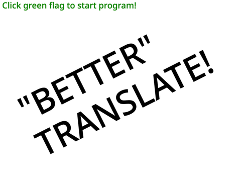 Better translate initial release