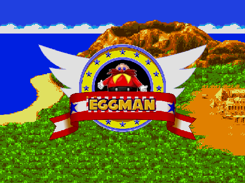 Eggman title screen