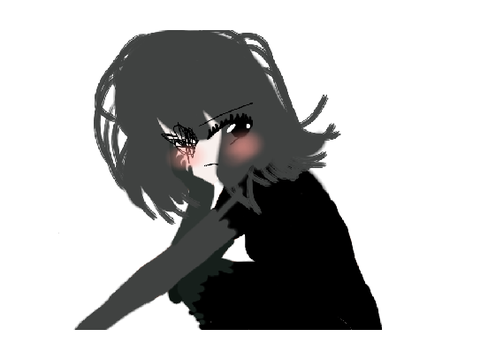 New drawing - Meet Glitch Violet