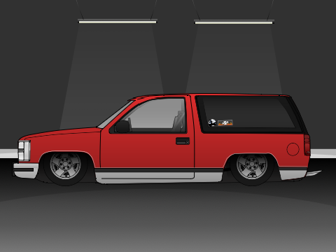 95' tahoe 2 door