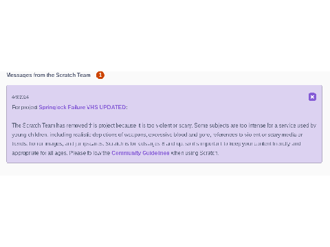 Welp there goes my best project