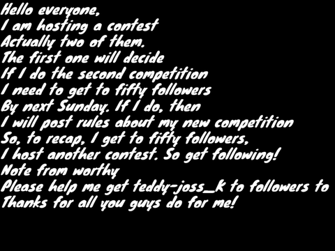 Start of contests
