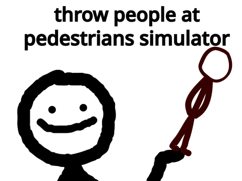 throw humans at pedestrians simulator remix