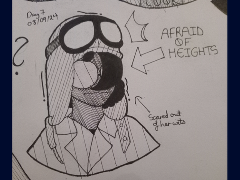 Day 7- Aviator helmet