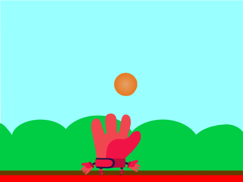 Hit ball back and forth game