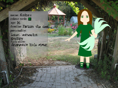 Colour Divide RPG bios: Saidrenna and Kathara