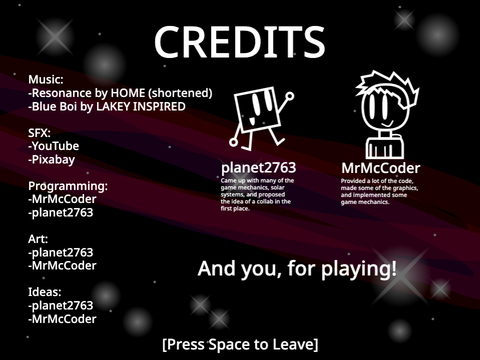 Space Explorer [ALMOST DONE!]