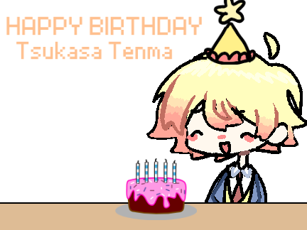 Happy Birthday Tsukasa Tenma!! but tondemo wonderz