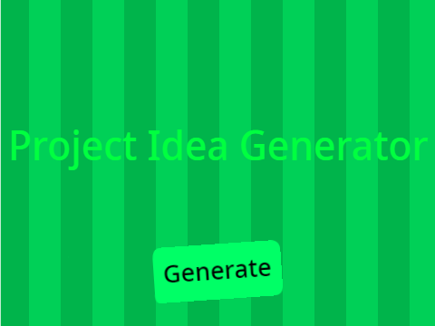 Project Idea Generator