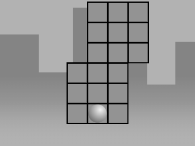 2D Rolling Sky - City