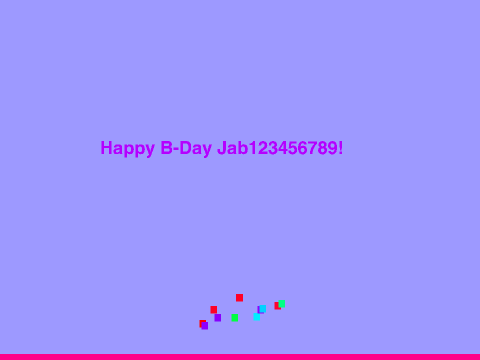 Happy B-day!