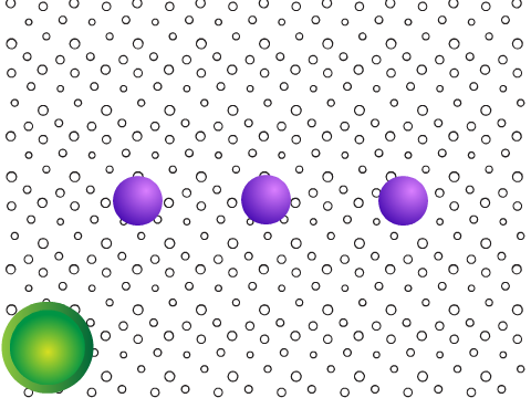a button and colors