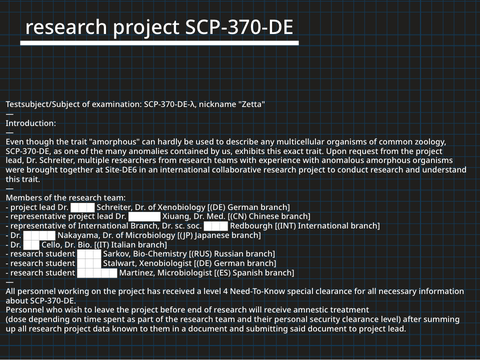 SCP-370-DE: leaked document 