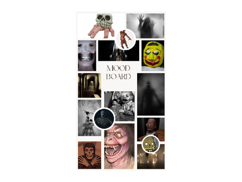 My weird creepy moodboard by I-follow_yo