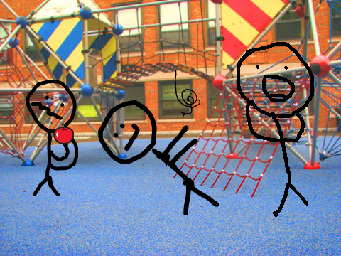 POV you met a kid in your school that can do back flips