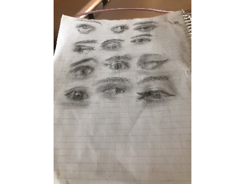Eye drawings