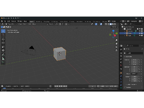 I opened blender for the first time