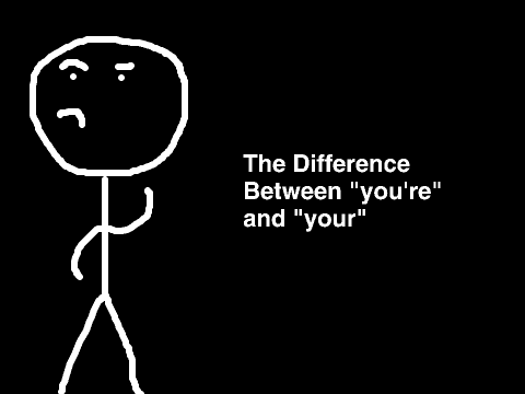 The Difference Between "you're" and "your"