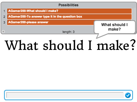 What should I make?