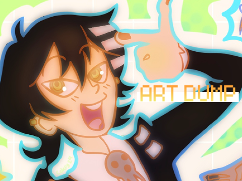 MASSIVE ART + DOODLE DUMP!!!! (Hi guys remember me ToT)