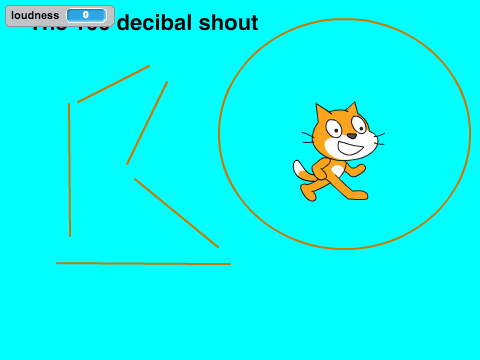 The 100 decibal shout.