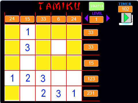 Tamiku_5x5 V3 New Levels