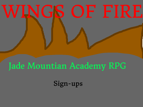 Wings of Fire Jade Mountain Academy RPG - Sign-ups  remix