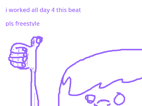 try to freestyle over this beat