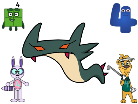 Different Number 4 Characters as Number Lore 4 (fixed)